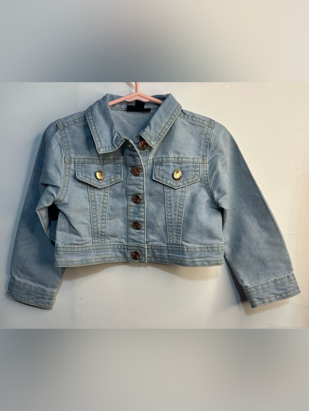 5 for $25🔥Picapino Button Front Denim Jacket Girls 2T